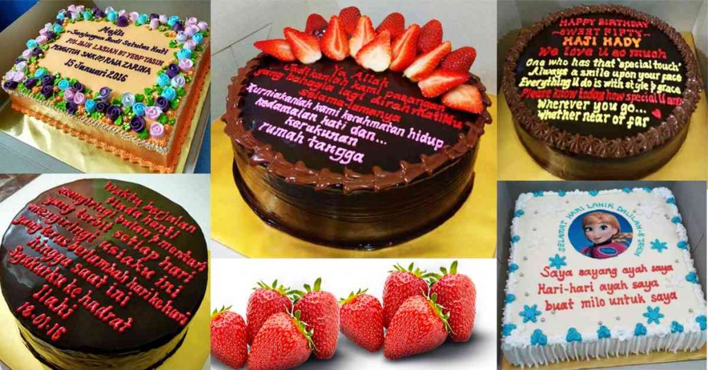 Saiz Kek 5 Inci 6 Inci 9 Inci Jom Simak